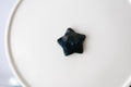 Dark Moss Agate Star Carving