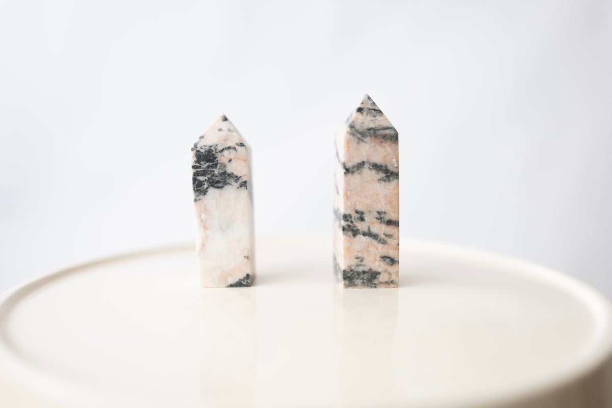 Pink Zebra Jasper Tower
