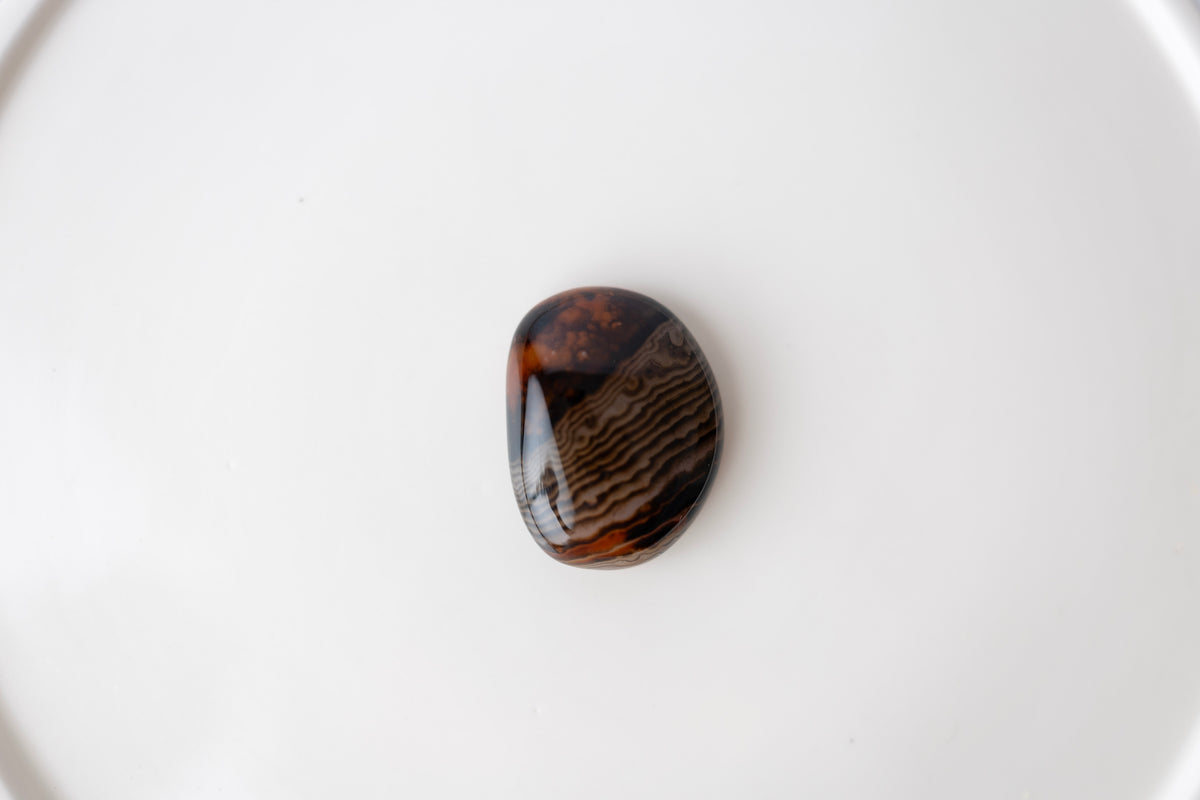 Dendritic/Banded Agate Oval