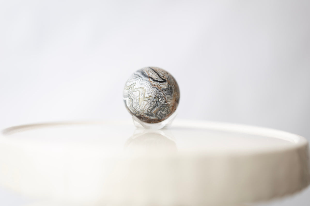 Crazy Lace Agate Sphere