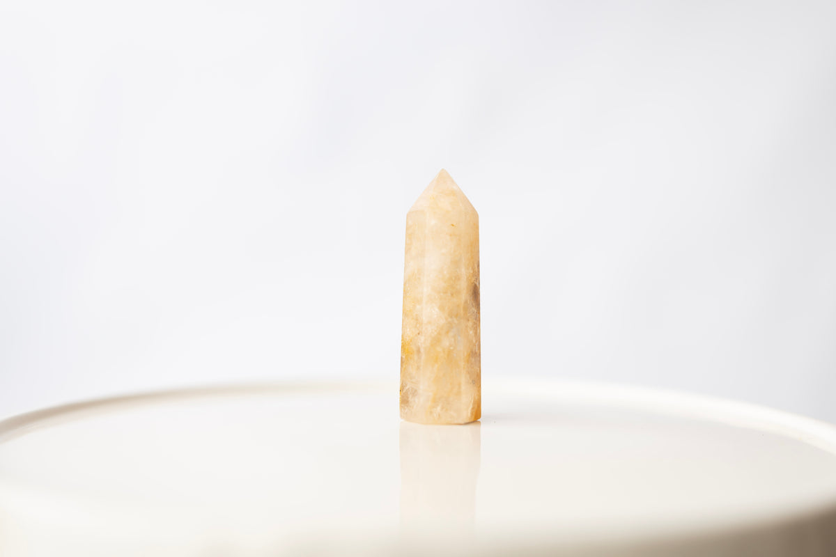 Yellow Golden Calcite Tower