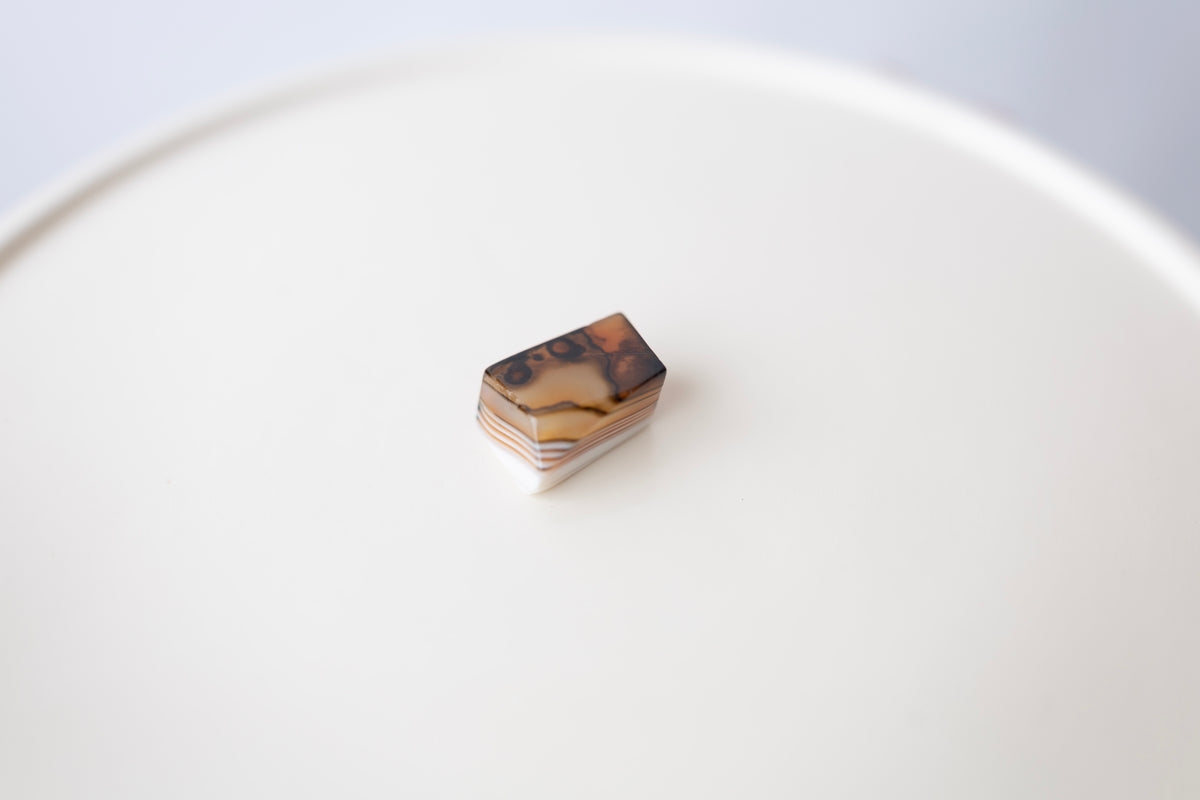 Banded Agate Geode-Style Freeform