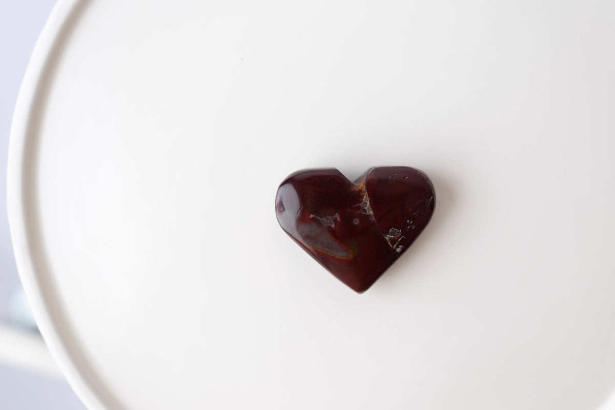 Red Jasper Heart