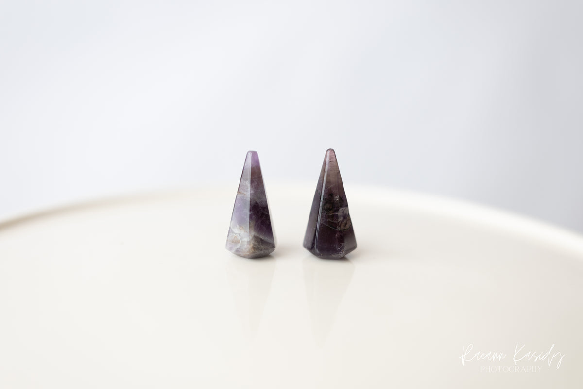 Amethyst Cone Carving