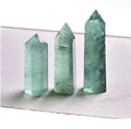 Green Fluorite Crystal Point Tower