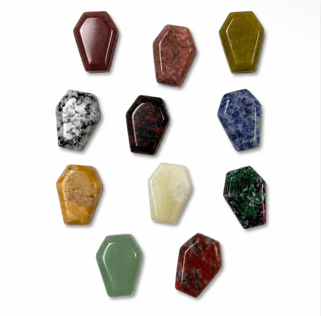 Mini Gemstone Coffin