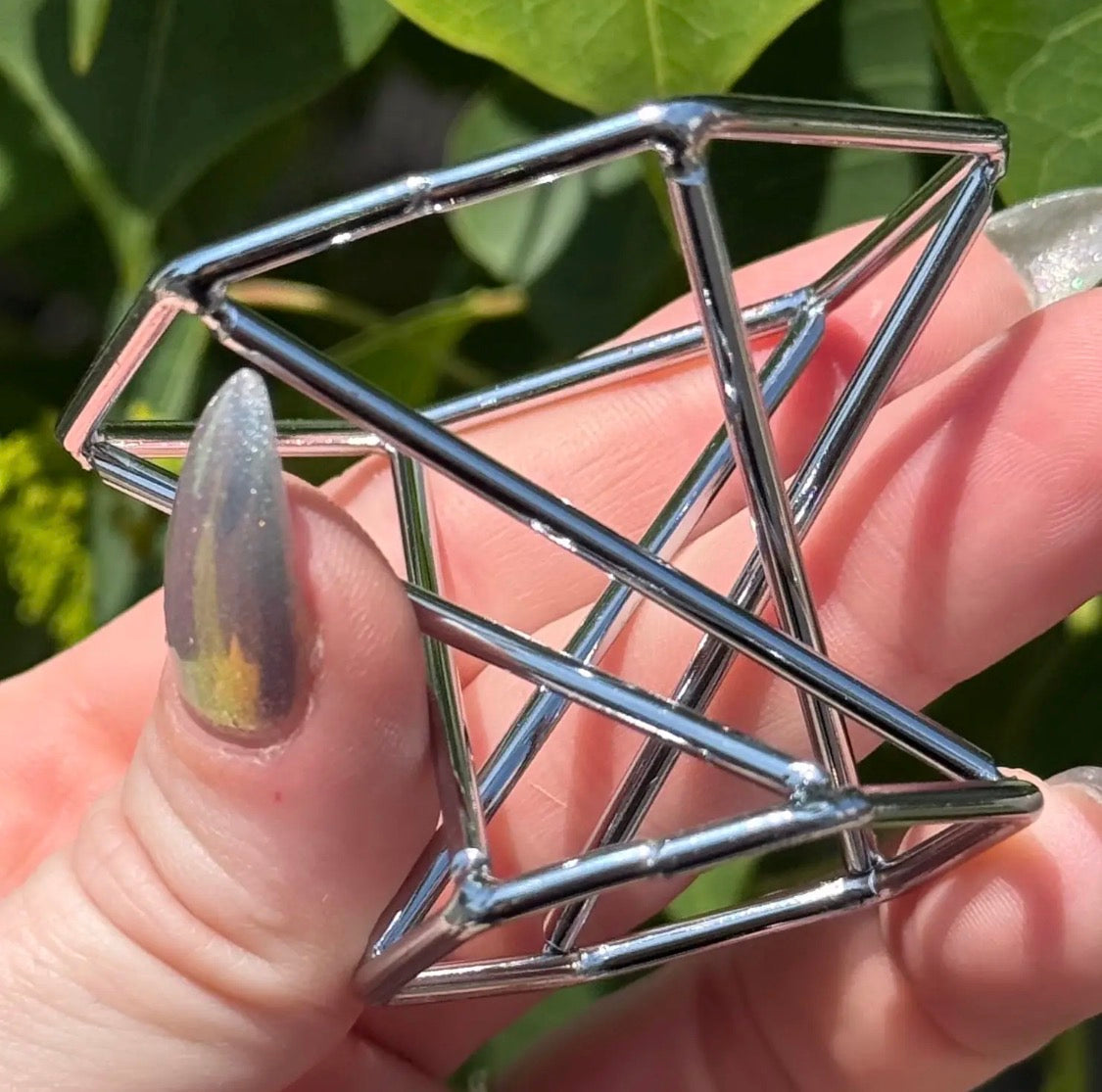 Hex Double-Sided Sphere Stand