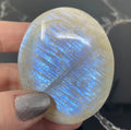 Moonstone Palm Stone