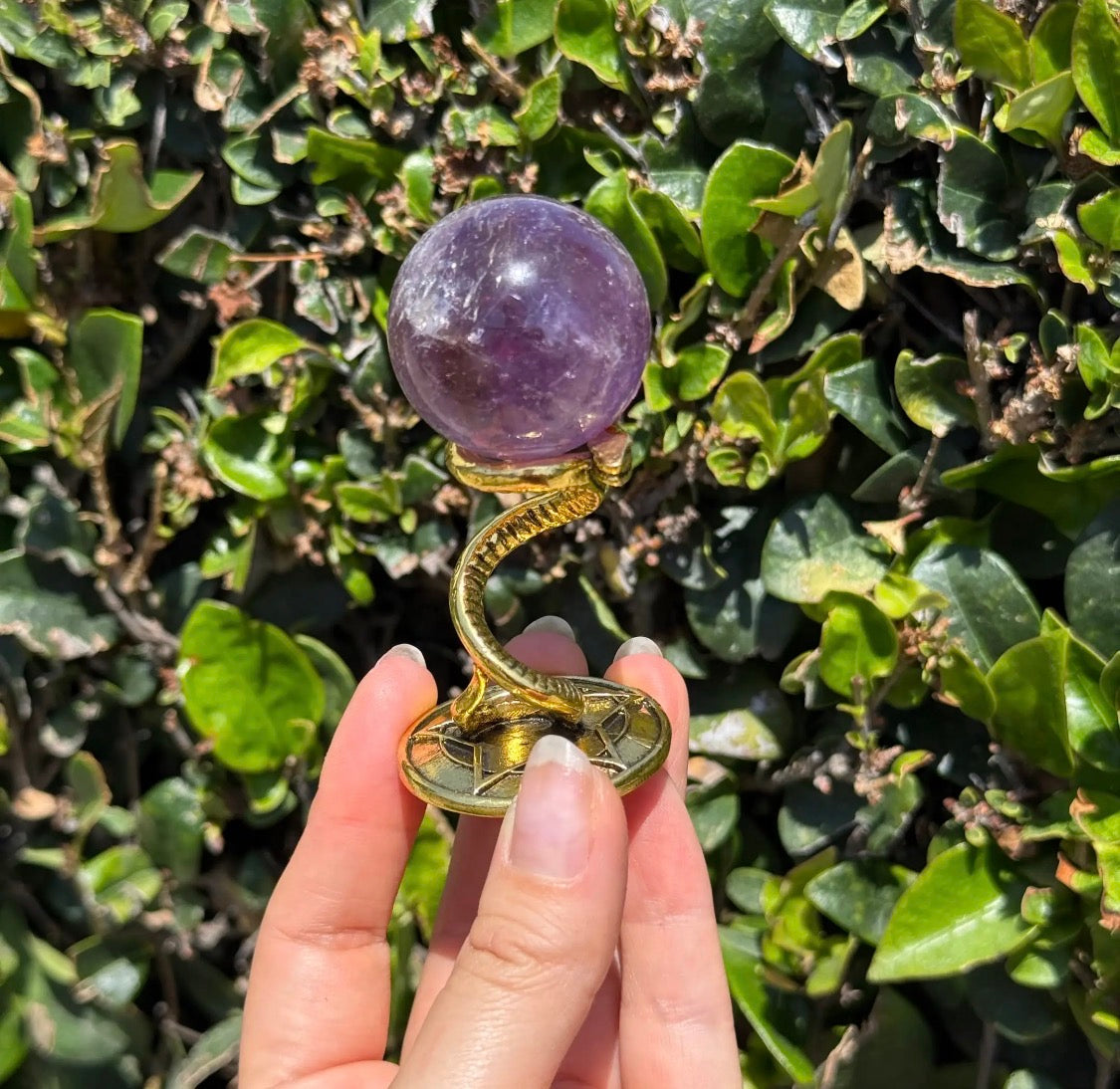 Snake Pentagram Sphere Holder