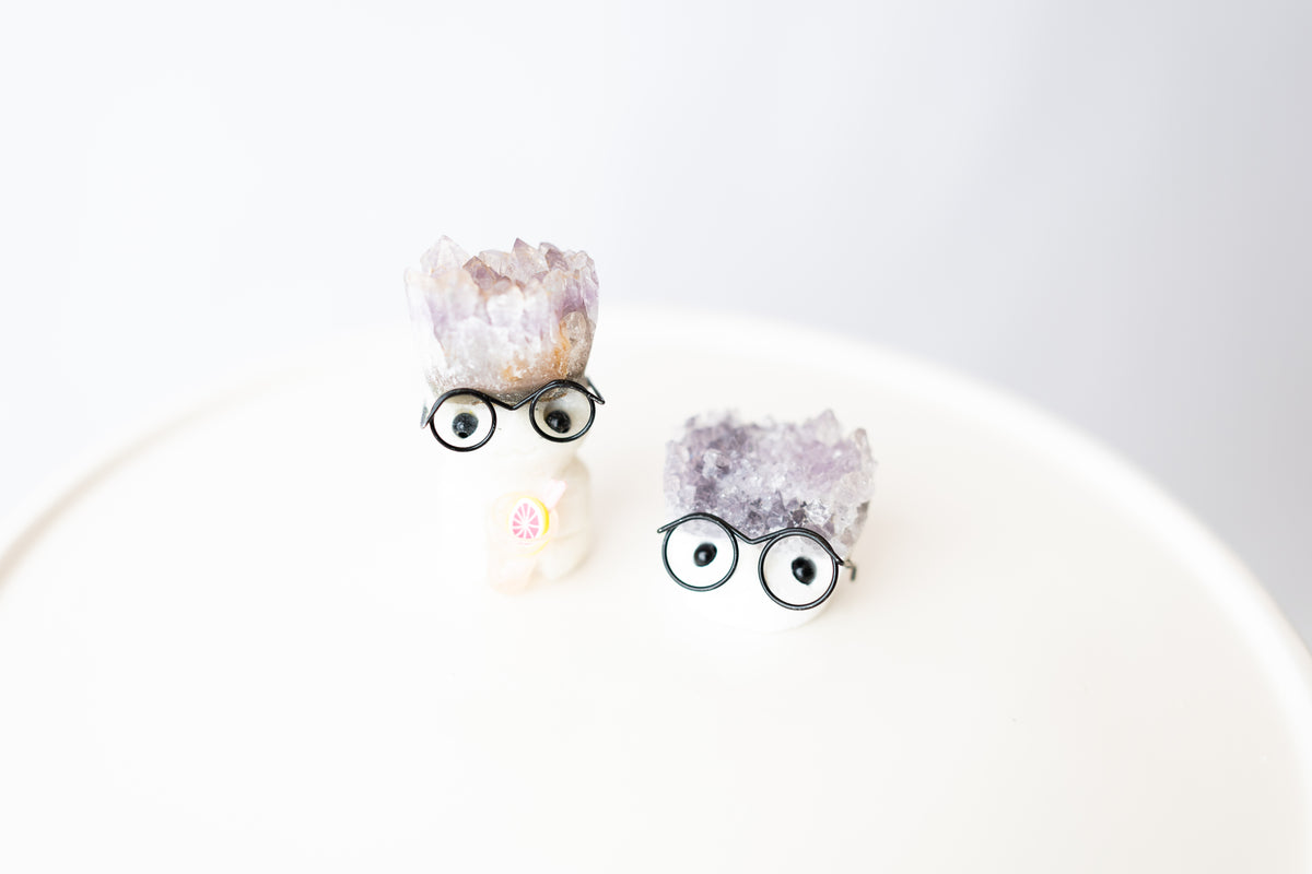 Amethyst Druzy Crystal Friend