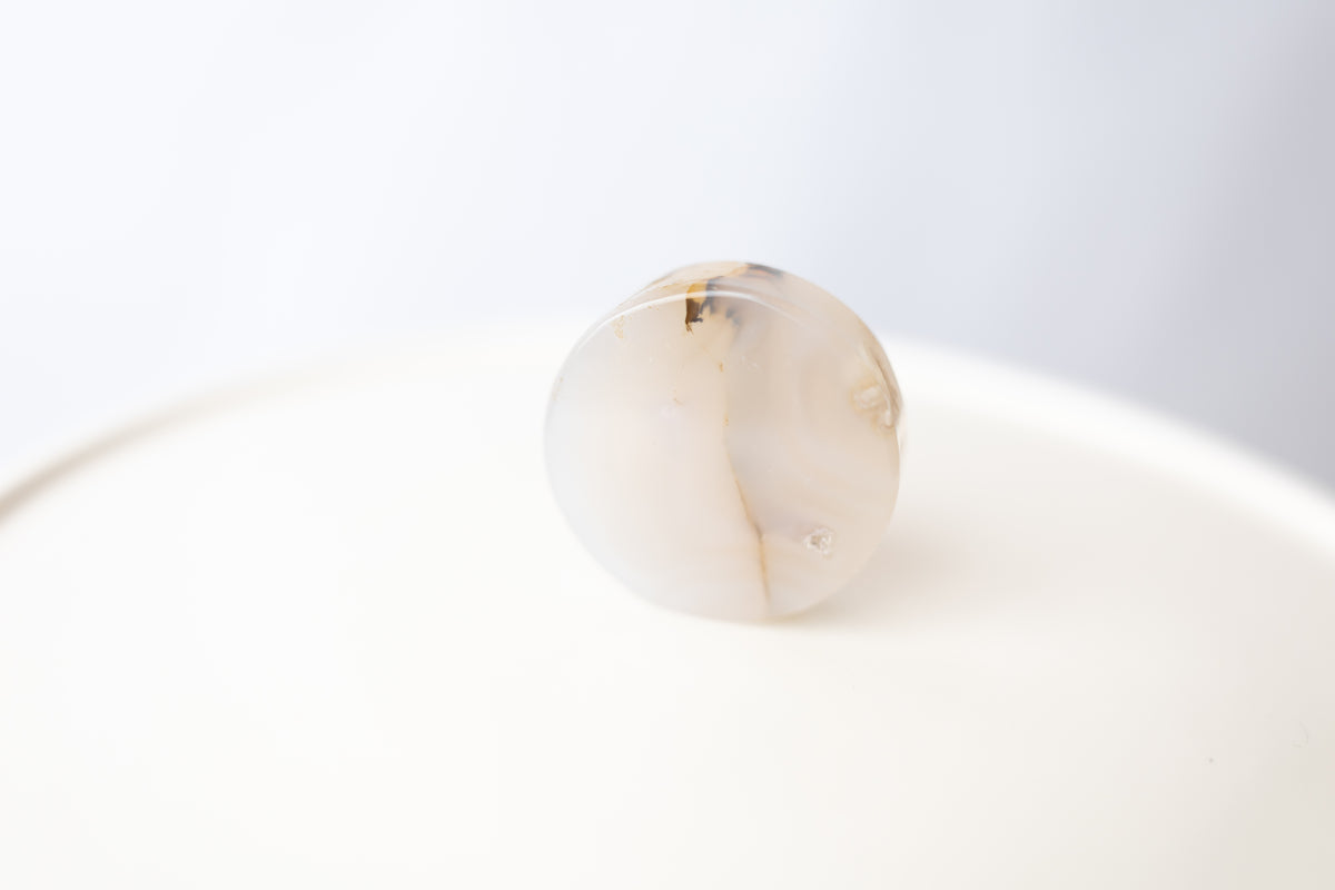 Chalcedony Carving w. Inclusions